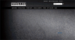 Desktop Screenshot of fryette.com